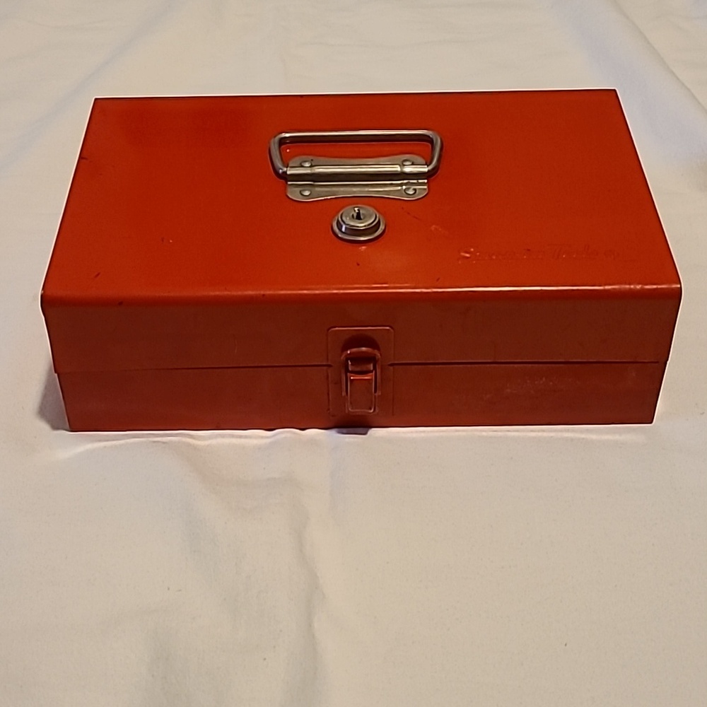 Snap-On Tools KRA-65C Metal Red Mini Toolbox USA Drawer Portable